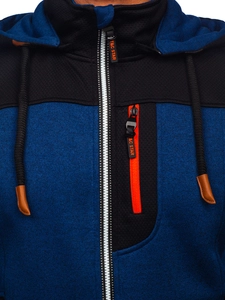 Herr Lättviktsjacka med huva Marinblå Bolf TC1262