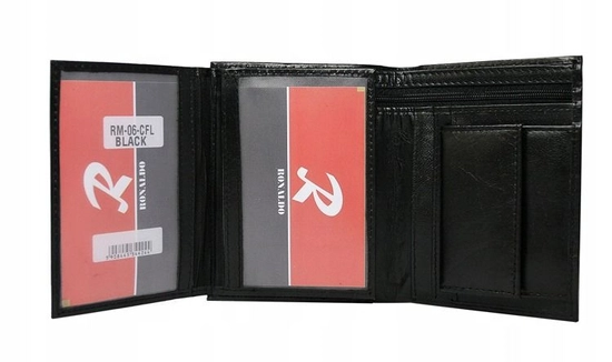 Herr Skinnplånbok Svart 612