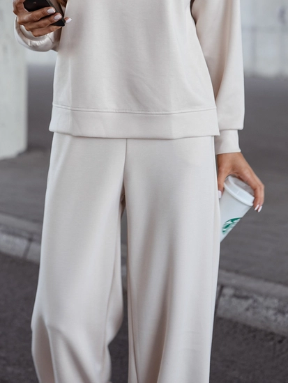 Dam 2-delad Träningsoverall och smör Beige Bolf 821111