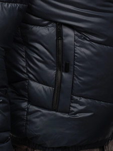 Herr Quiltad Vinterjacka Grafitgrå Bolf B2906