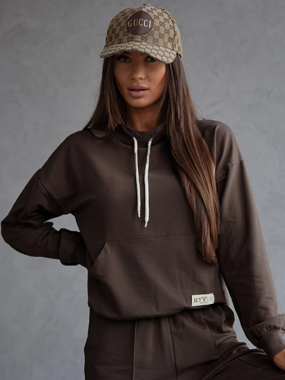 Dam 2-delad Träningsoverall Choklad Bolf 82162