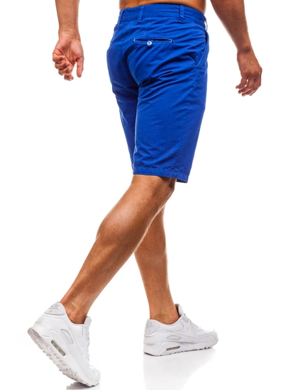 Herr Bomulls Shorts Blå Bolf 3026