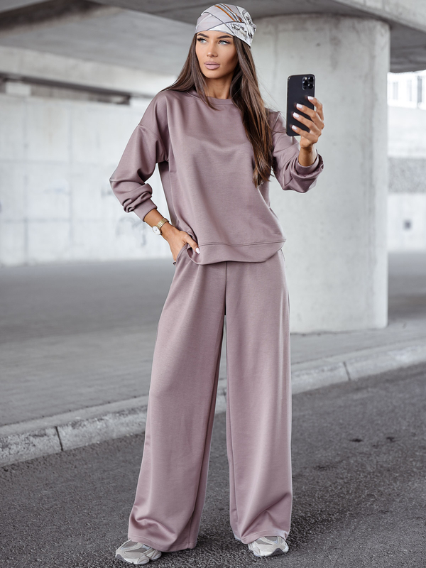 Dam 2-delad Träningsoverall och smör Cappuccino Bolf 821111