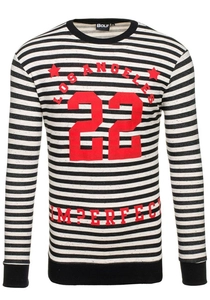 Herr Sweatshirt med tryck Svart Bolf 71