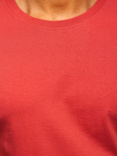 Herr Bomulls Basic T-shirt Laxfärgad Bolf 192397