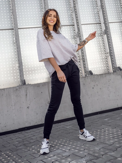 Dam Sweatpants Svart Bolf CK-01B