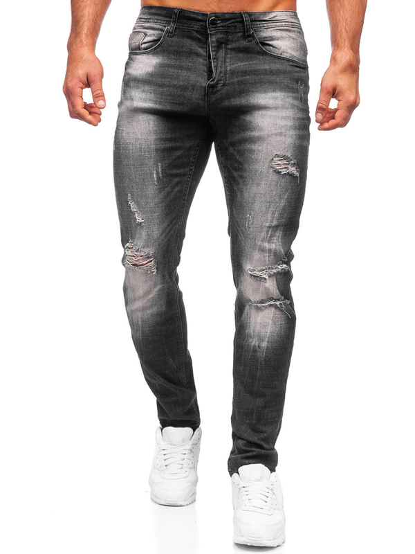 Herr Jeans Regular Fit Svart Bolf MP002N