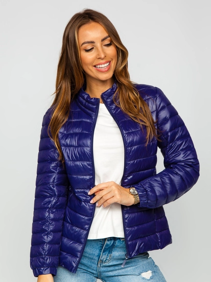 Dam Quiltad Lättviktsjacka Royal Blue Bolf 5M706