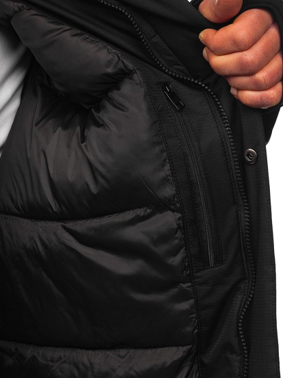 Herr Vinterjacka Svart Bolf 91M9906