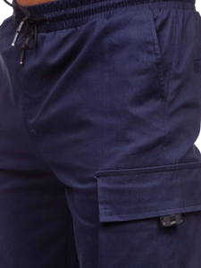 Herr Cargo Joggers Marinblå Bolf 701