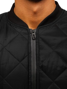 Herr Övergångsjacka Bomber Svart Bolf AK76-A