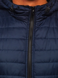 Herr Sportig Lättviktsjacka Marinblå Bolf M10019