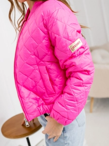Dam Kort Quiltad Lättviktsjacka Rosa Bolf 82646