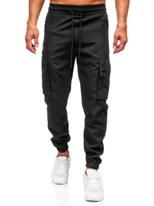 Herr Cargo-joggers Svart Bolf HSS298