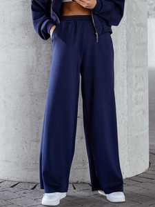 Dam 2-delad Träningsoverall med dragkedja och smör Marinblå Bolf 821109