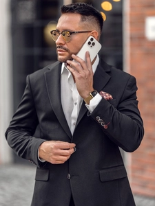 Herr Casual Kavaj Svart Bolf 24401