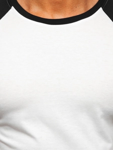 Herr T-shirt Vit-Svart Bolf 8T82