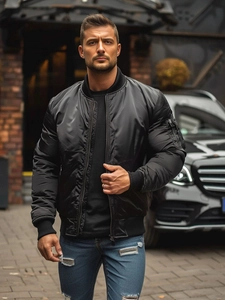 Herr Lättvikts Bomberjacka Svart Bolf AK95A2