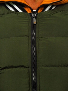 Herr Quiltad Vinterjacka Grön Bolf 6900