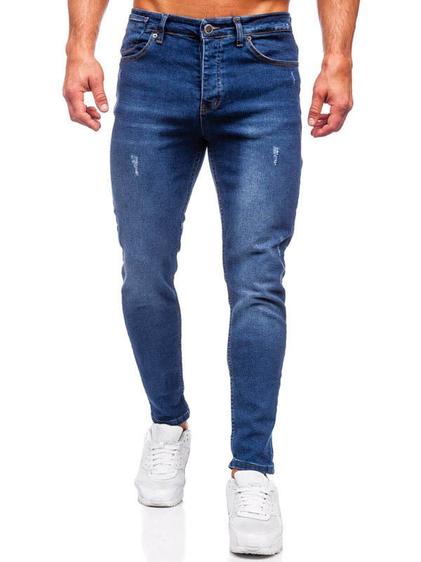 Herr Jeans Regular Fit Marinblå Bolf 6217