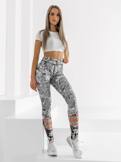 Dam Leggings Grå Bolf 20329