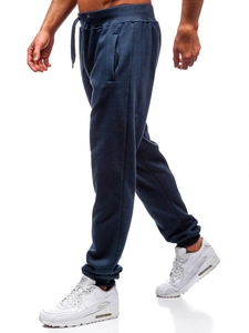 Herr Sweatpants Marinblå Bolf XW01