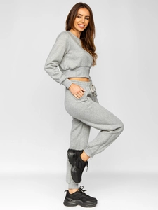 Dam 2-delad Oversize Träningsoverall Grå Bolf 8C78A1