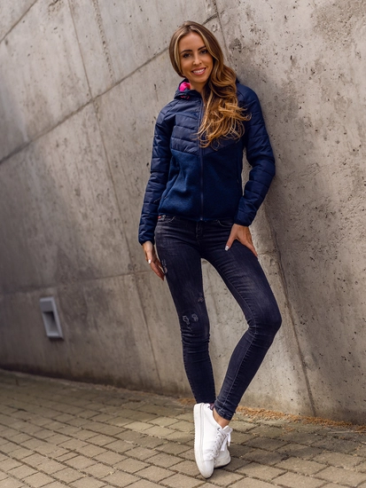 Dam Lättviktsjacka Marinblå Bolf KSW4005A