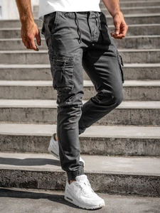 Herr Cargojoggers Grafitgrå Bolf 8983