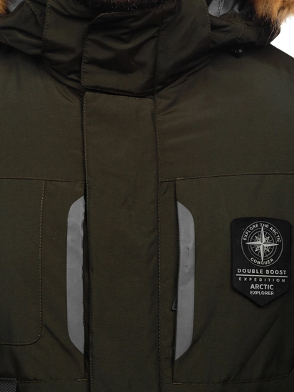 Herr Vinterjacka Grön Bolf 1827