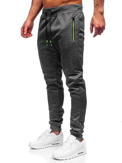 Herr Sweatpants Grafitgrå Bolf K50009