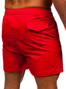 Herr Badshorts Röd Bolf XL018
