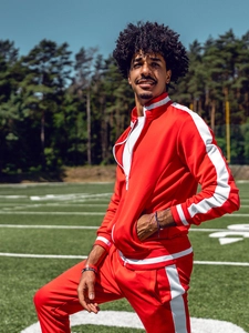 Herr Träningsoverall Röd Bolf 8C99A