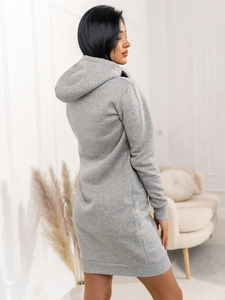 Dam Lång Huvtröja Grå Bolf YS10005A2