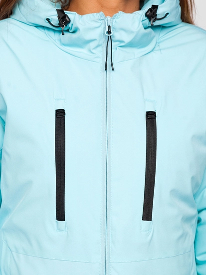 Dam Sportig Vinterjacka Himmelsblå Bolf HH012