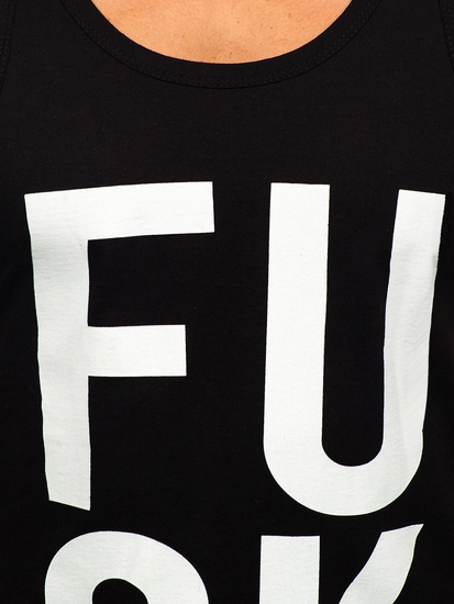 Herr Linne med tryck Svart Bolf 14830