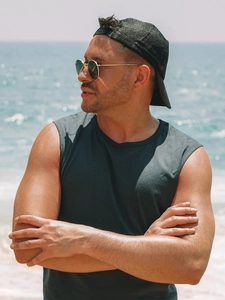 Herr Enfärgat Linne Marinblå Bolf 99001