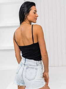 Dam Undertröja med spets Svart Bolf 17K550