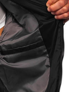 Herr Quiltad Lättviktsjacka Svart Bolf 7150