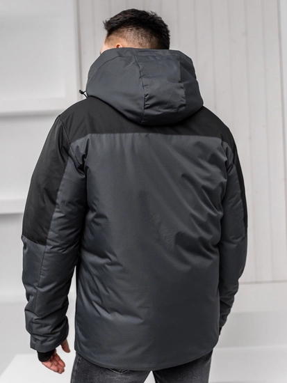 Herr Vinterjacka Grafitgrå Bolf 91M9902A1