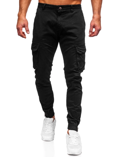 Herr Cargo-joggers Svart Bolf 77322
