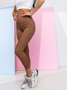 Dam Randiga Leggings Brun Bolf W7903