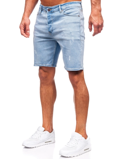 Herr Jeansshorts Blå Bolf 0470