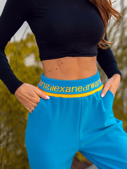 Dam Sweatpants Blå Bolf H1007