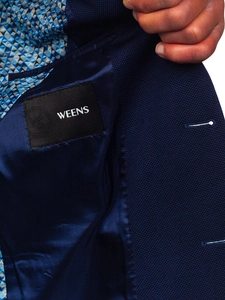 Herr Casual Kavaj Marinblå Bolf 24401