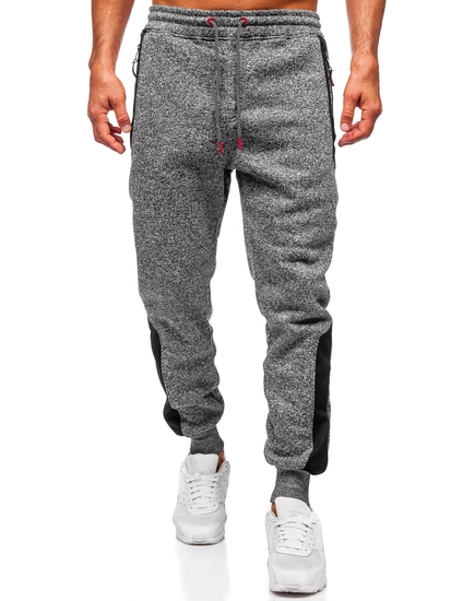 Herr Varm Jogger-sweatpants Antracitgrå Bolf Q1100