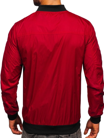 Herr Lättviktsjacka Bomber Vinröd Bolf 5M708