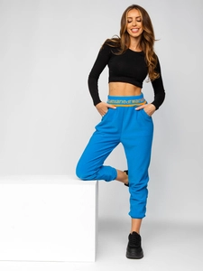 Dam Sweatpants Blå Bolf H1007