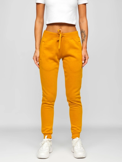 Dam Sweatpants Kamelfärgad Bolf CK-01