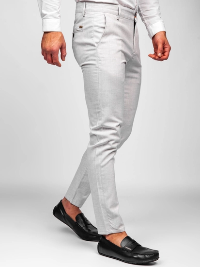 Herr Chinos i bomull Beige Bolf 0015